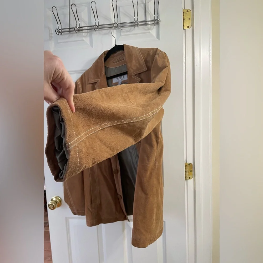✨ Wilsons Leather “M. Julian” Tan Suede Jacket – Men’s M ✨ - Picture 6 of 8